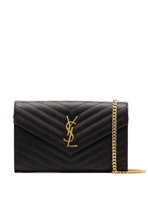 ysl envelope crossbody chain|Saint Laurent Envelope Chain Crossbody Bag .